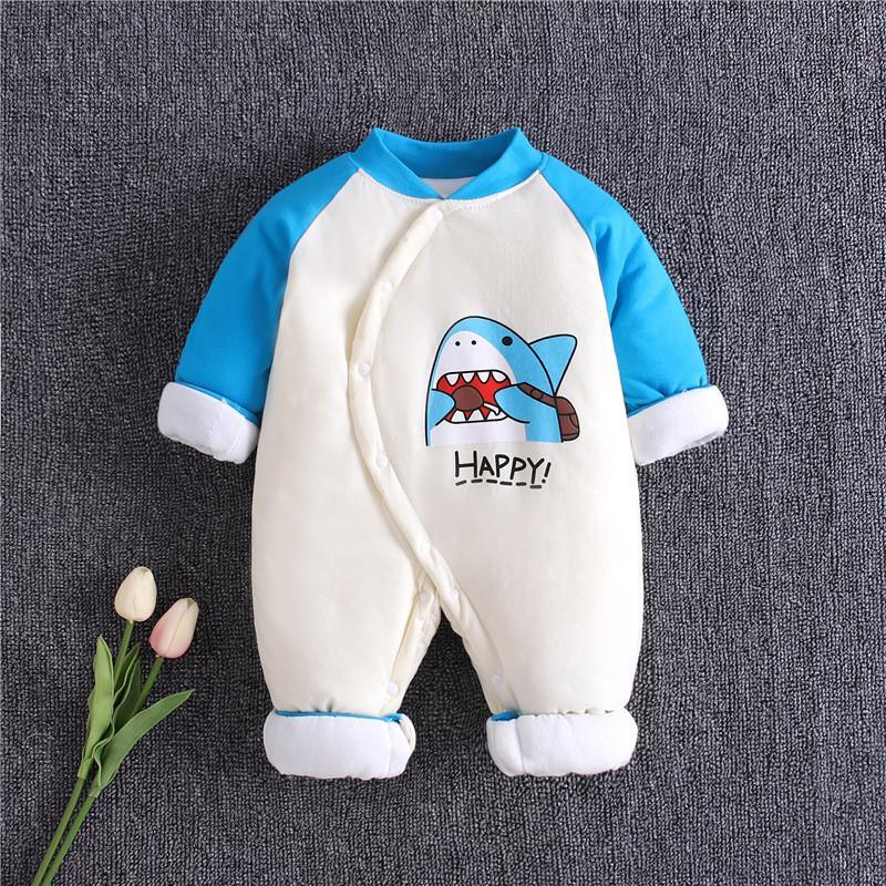 Shark Pattern Jumpsuit for Baby Boy - PrettyKid