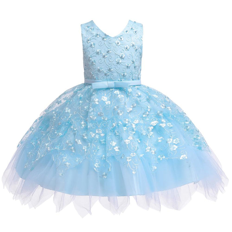 Girl Prom Princess Tutu Performance Dress - PrettyKid