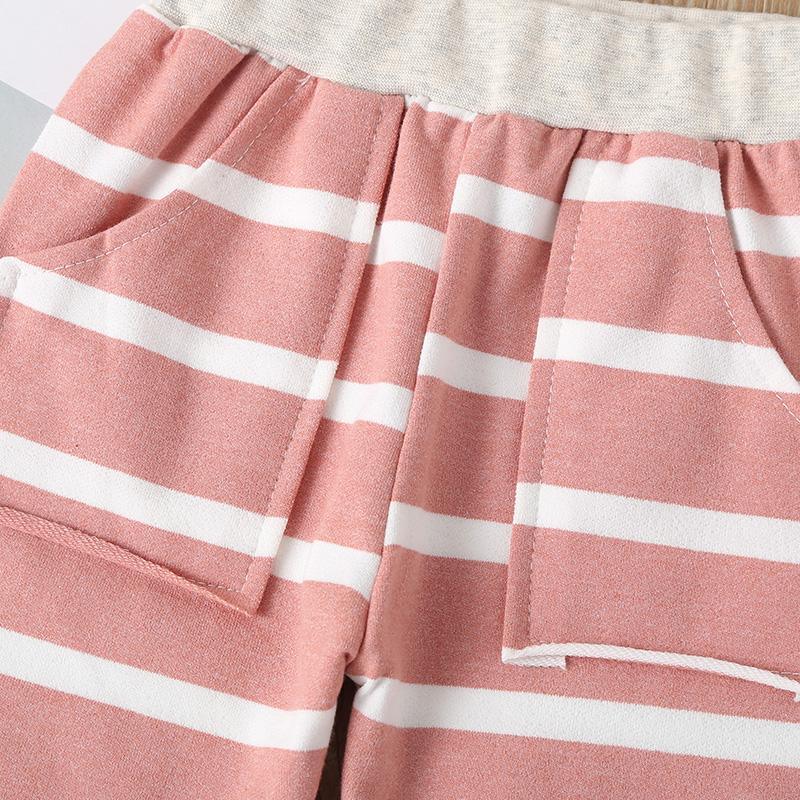 2-piece Stripes Hoodie & Pants for Baby - PrettyKid