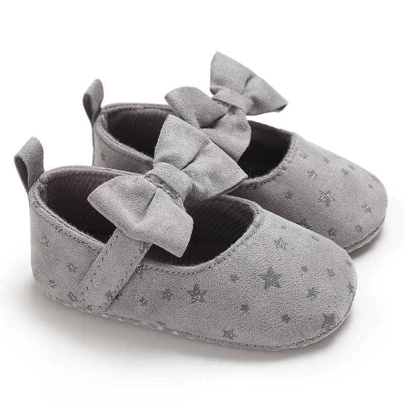 Velcro Bowknot Baby Shoes - PrettyKid