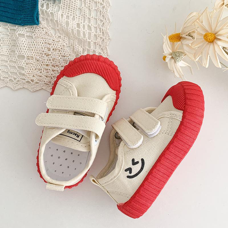 wholesale boys clothing Toddler Color-Block Velcro Canvas Shoes Wholesale - PrettyKid