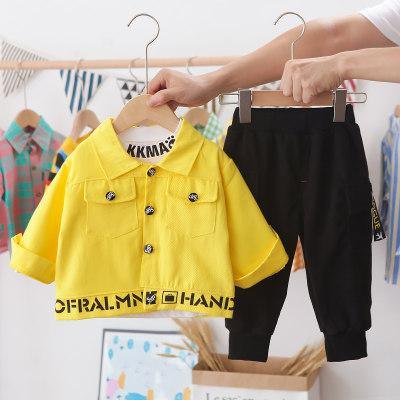 3-piece Letter Pattern Coat & Sweatshirt & Pants for Children Boy - PrettyKid