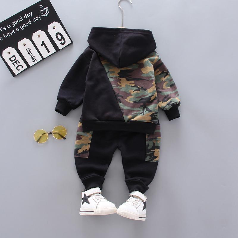 2-piece Camouflage Hoodie & Pants for Children Boy - PrettyKid