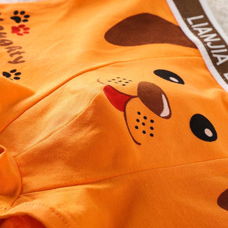 Toddler Boy 4pcs Dog Pattern Panties - PrettyKid