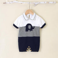 Cotton Color-block Jumpsuit for Baby Boy - PrettyKid