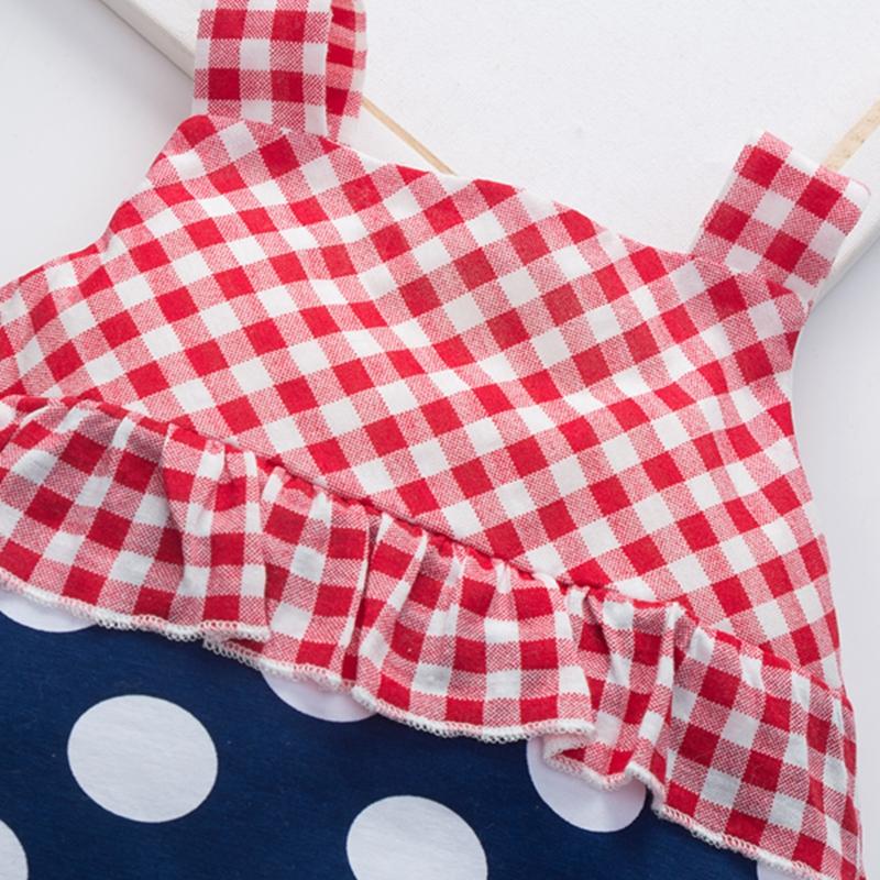 Sling Polka Dot Bodysuit for Baby Girl Wholesale children's clothing - PrettyKid