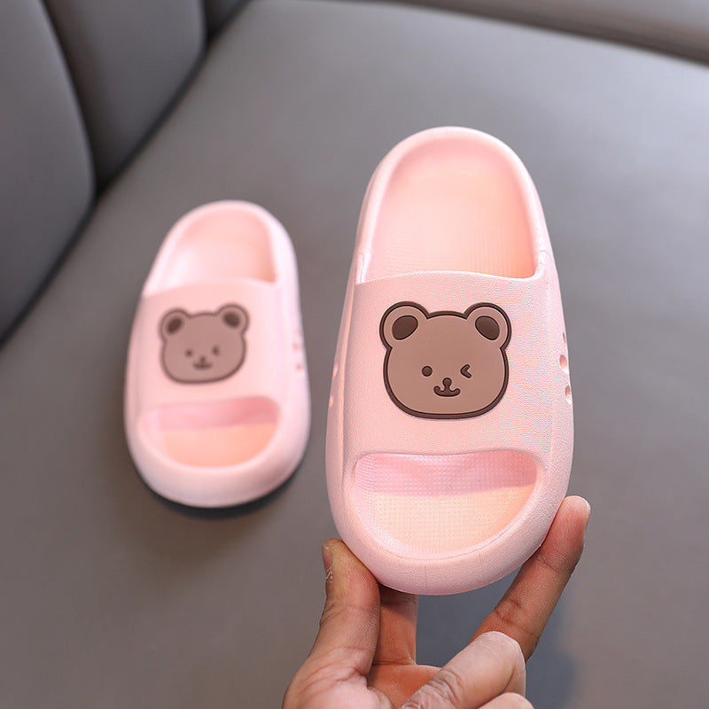 Bear Non-Slip Home Slippers For Toddler - PrettyKid