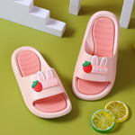 wholesale kids boutique clothing Kid Girl Cartoon letter Pattern Non-slip Slippers Wholesale - PrettyKid
