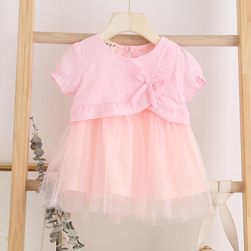Bowknot Dress for Toddler Girl - PrettyKid
