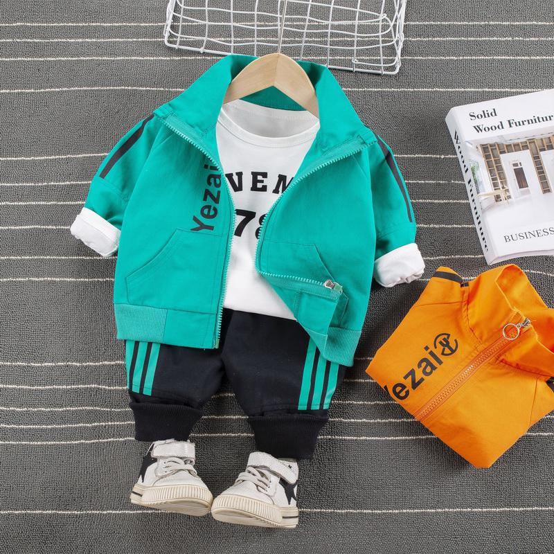 3-piece Coat & Sweatshirt & Pants for Children Boy - PrettyKid