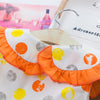Toddler Girl Polka Dot Pattern Dress & Woven Messenger Bag Children's Clothing - PrettyKid