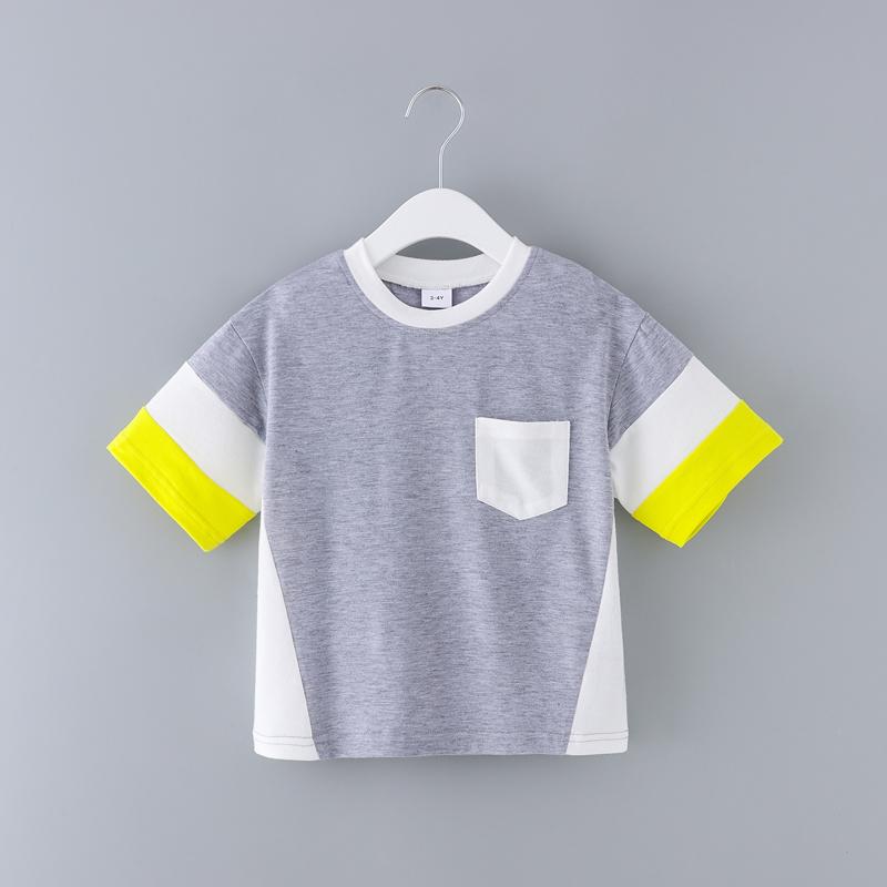 Toddler Boy Color-block T-shirt - PrettyKid