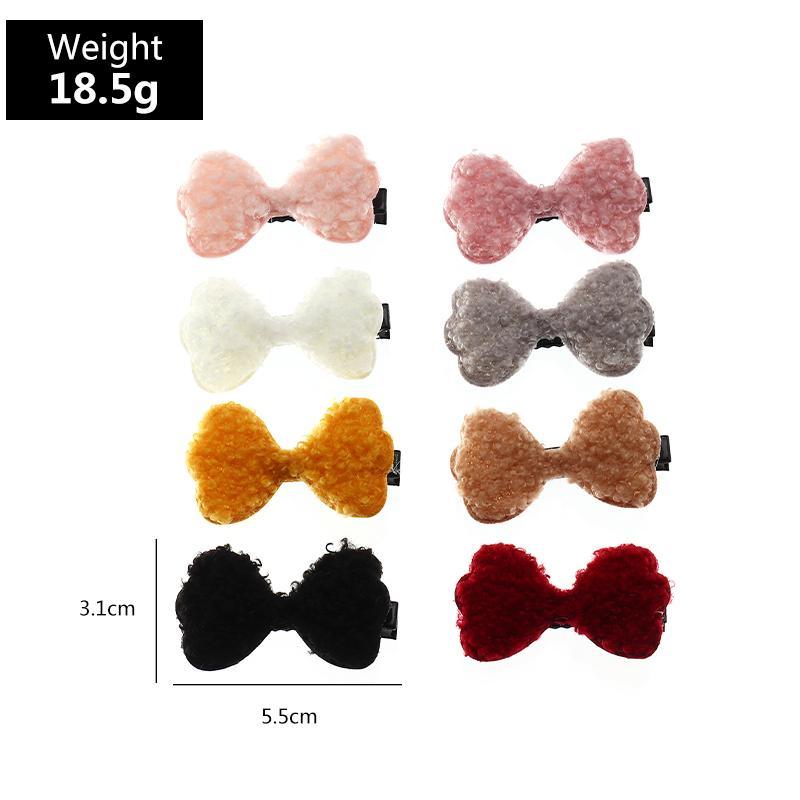 8-piece Bowknot Hair Clip for Girl - PrettyKid