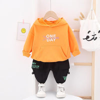 2-piece Letter Hoodie & Pants for Children Boy - PrettyKid