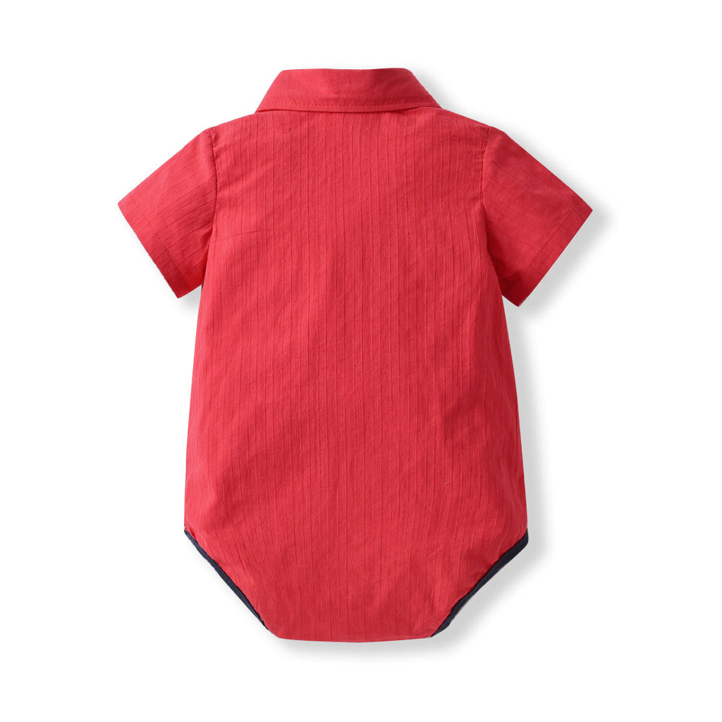 3-18months Baby Onesies Newborn Boy Short-Sleeved Baby Triangle Romper Wholesale Baby Clothes - PrettyKid