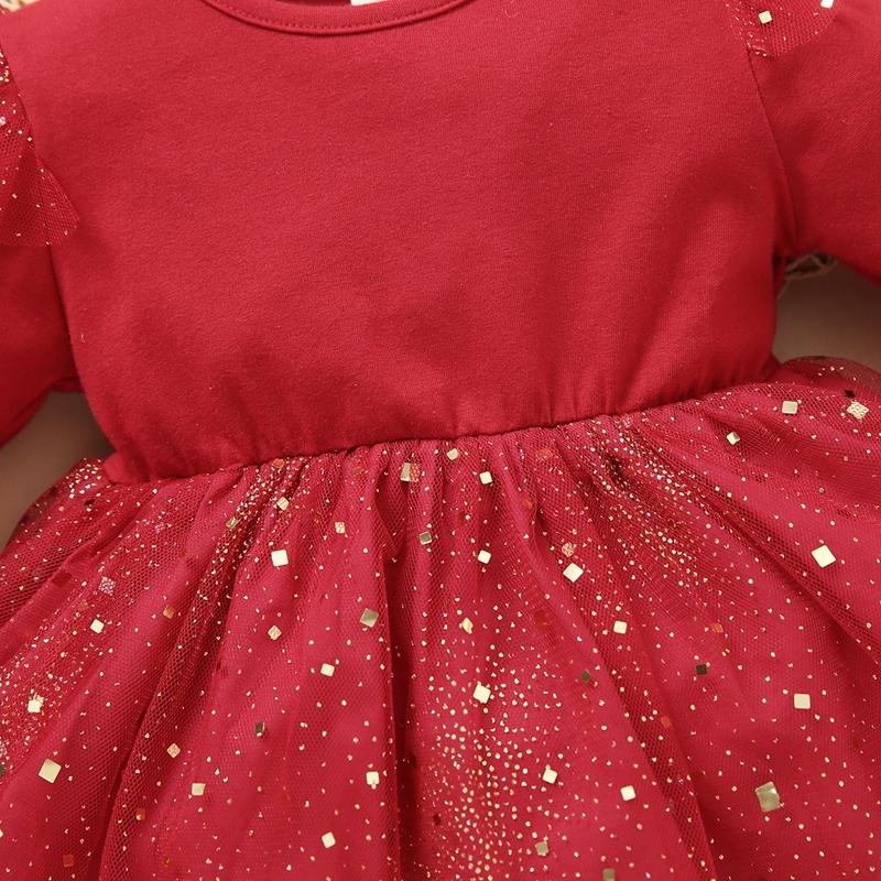 Long Sleeve Mesh Princess Dress for Toddler Girl - PrettyKid