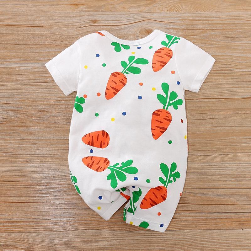 Cute Vegetable Printed Bodysuit Wholesale children's clothing - PrettyKid