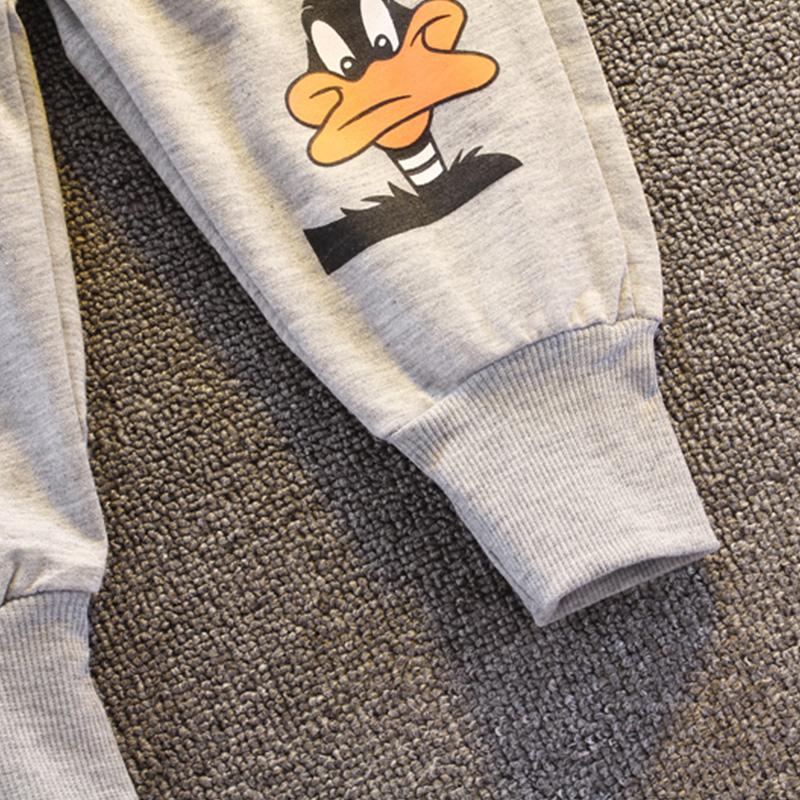 2-piece Cartoon Design Sweatshirts & Pants for Toddler Boy Children's Clothing - PrettyKid