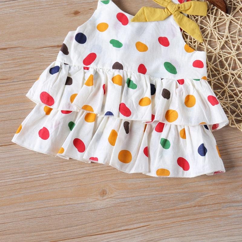 2-piece Polka Dot Sling Top & Pants for Toddler Girl - PrettyKid
