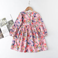 Floral Pattern Dress for Toddler Girl - PrettyKid