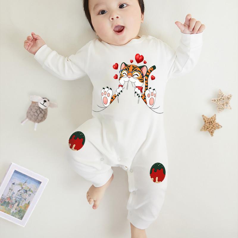 Cute Cat Pattern Jumpsuit for Baby - PrettyKid