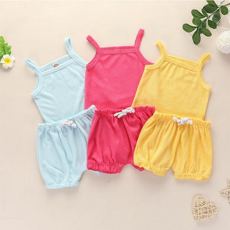 2-piece Sling Top & Shorts for Baby Girl - PrettyKid