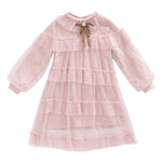 wholesale applique children's clothing Kid Girl Net Yarn Multi-layer Cake Skirt - PrettyKid