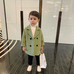 Solid Trick Duffle Coat Trench for Children Boy - PrettyKid