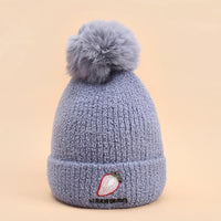 Fruit Pattern Woolen Hat for Children - PrettyKid