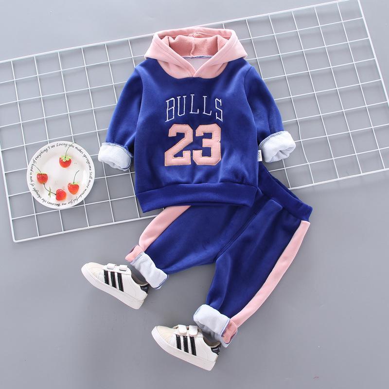 2-piece Fleece-lined Hoodie & Pants for Toddler Girl - PrettyKid