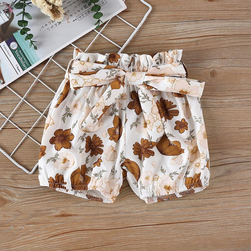 3-piece Solid Bodysuit & Shorts & Headband for Baby Girl Children's clothing wholesale - PrettyKid