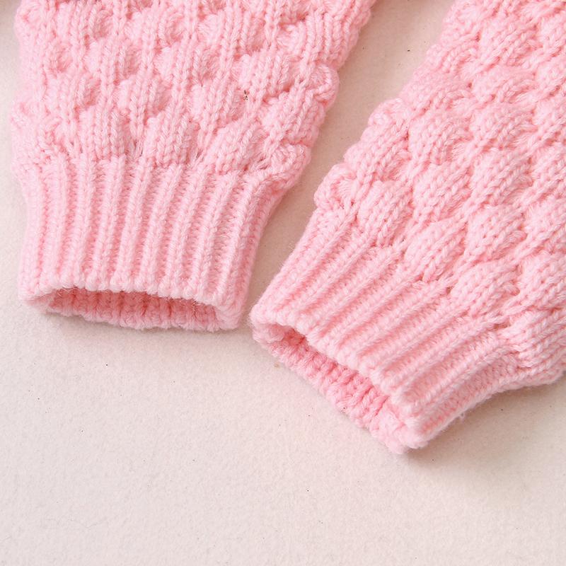 Solid Knit Hooded Jumpsuit for Baby Wholesale children's clothing - PrettyKid