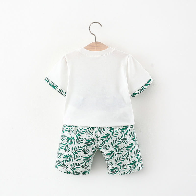 Toddler Vacation Style T-shirt & Pants in Bulk - PrettyKid