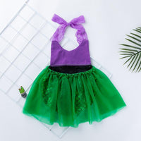 Baby Girl Mermaid Bodysuit & Headband Wholesale Children's Clothing - PrettyKid