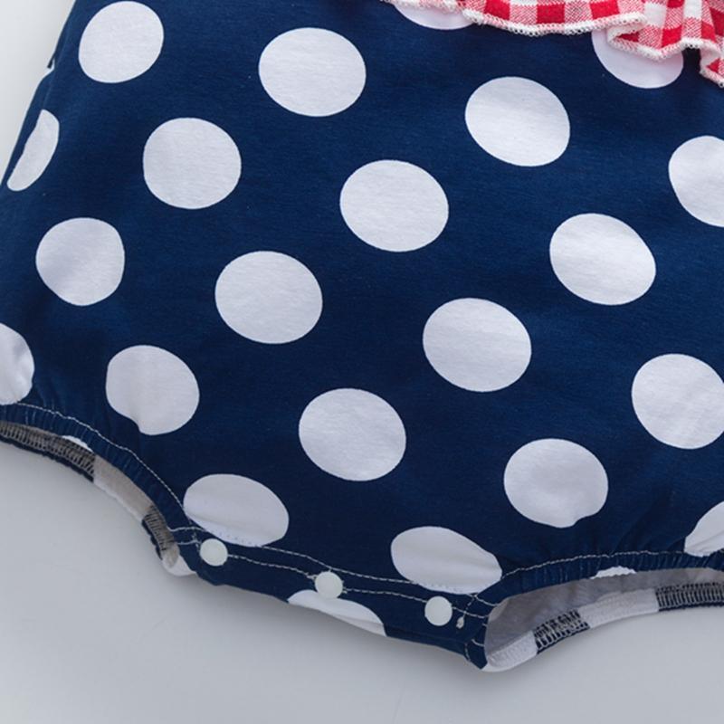 Sling Polka Dot Bodysuit for Baby Girl Wholesale children's clothing - PrettyKid