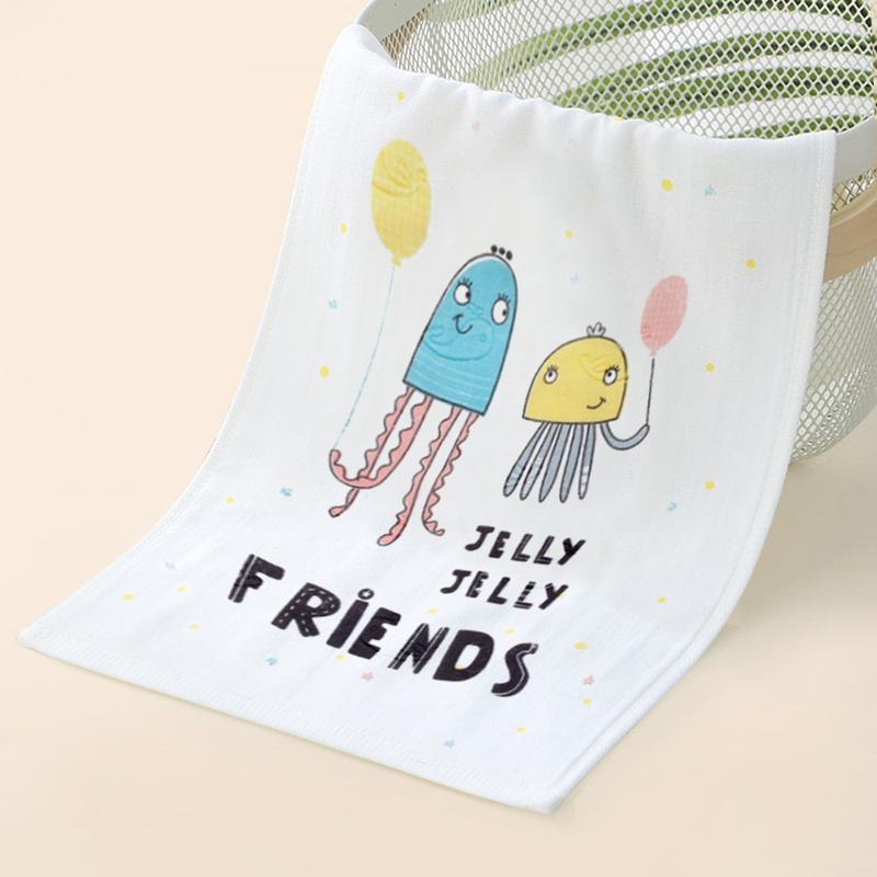 Baby Cute Cartoon Print Towel - PrettyKid