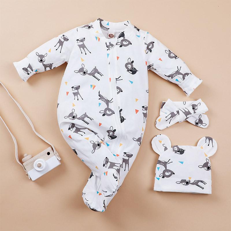 3-piece Hat & Romper & Pants for Baby Children's Clothing - PrettyKid