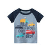 18M-9Y Toddler Boys Car Letter Print T-Shirts Wholesale Boys Boutique Clothing - PrettyKid