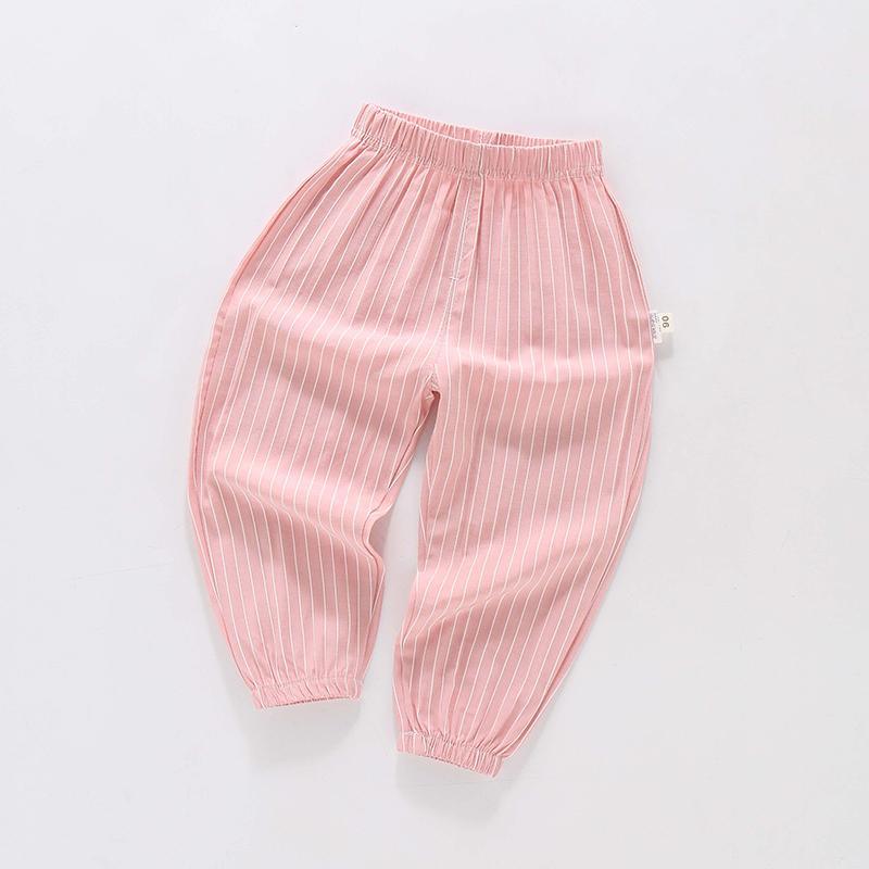 Toddler Girl Vertical Stripes Thin Mosquito Pants Wholesale Children's Clothing - PrettyKid