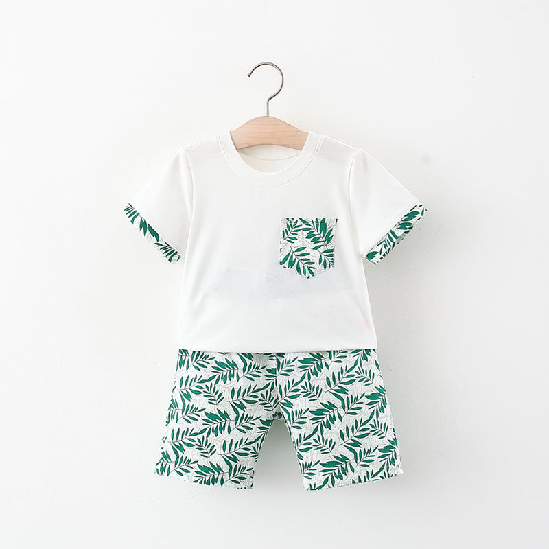 Toddler Vacation Style T-shirt & Pants in Bulk - PrettyKid