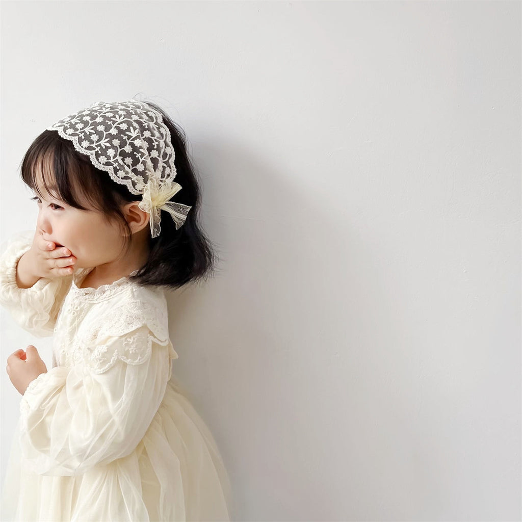 Wholesale Toddler Girl Lace Princess Style Headgear in Bulk - PrettyKid
