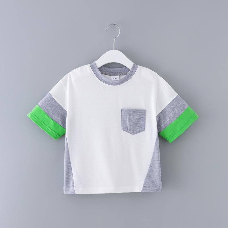 Toddler Boy Color-block T-shirt - PrettyKid