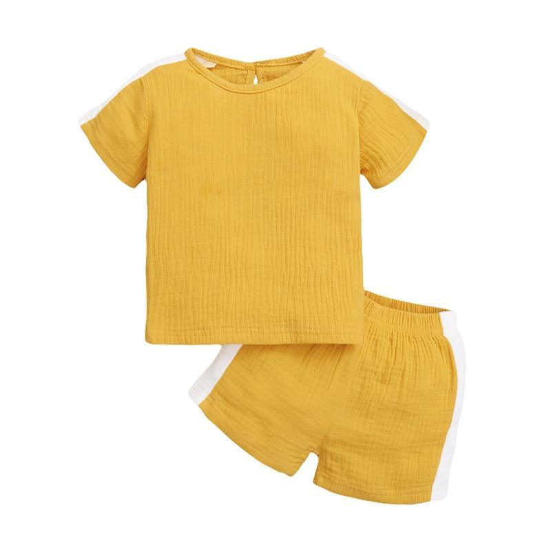 Baby Side Stripes T-Shirt & Shorts Children's Clothing - PrettyKid