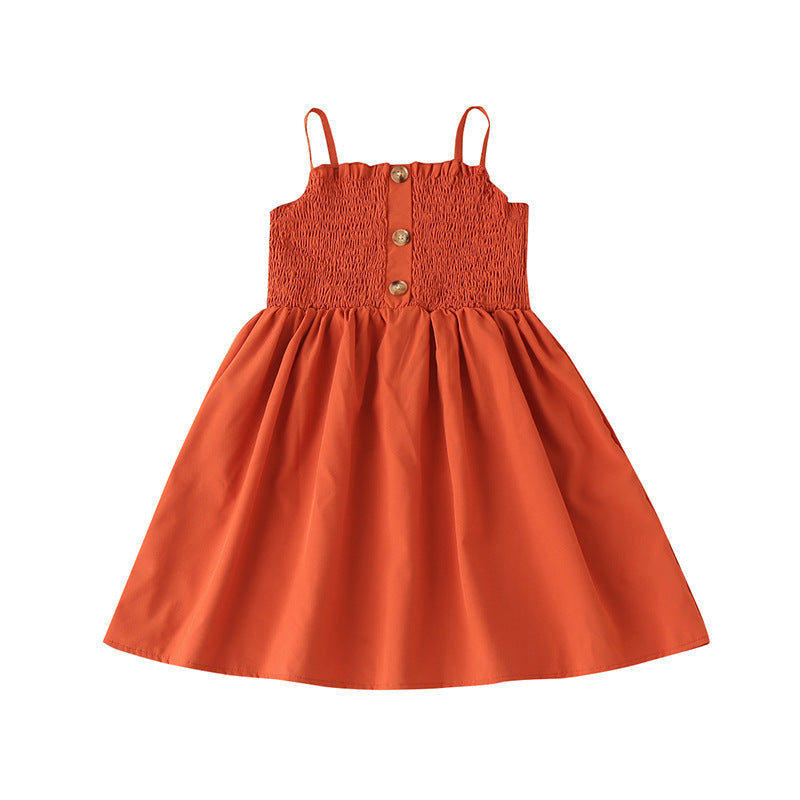 2-7years Toddler Girl Dresses Suspender Dress Wholesale Little Girl Clothing - PrettyKid