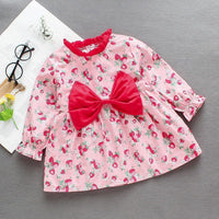 Bowknot Dress for Toddler Girl Wholesale Children's Clothing - PrettyKid