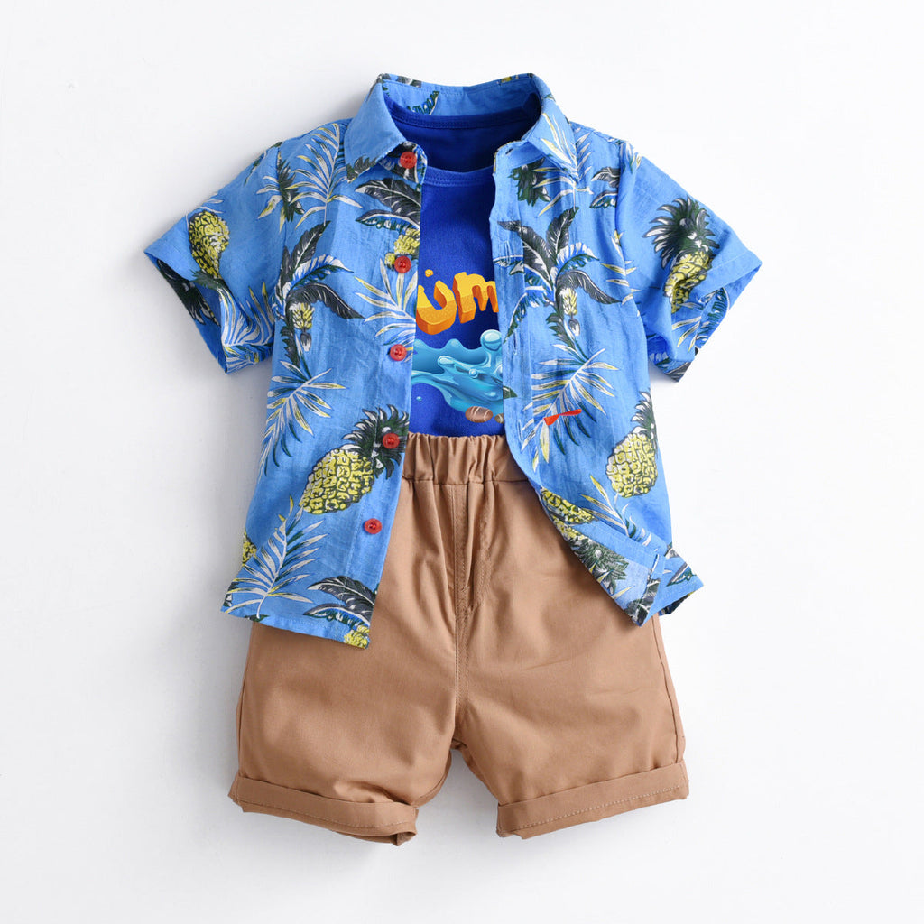 9months-6years Baby Toddler Boy Sets Three-Piece Set Baby Clothes In Bulk - PrettyKid