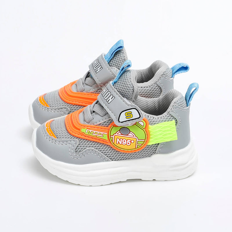 Wholesale Toddler Color-block Velcro Sneakers in Bulk - PrettyKid