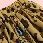 Toddler Girl Leopard Print Dress Set - PrettyKid