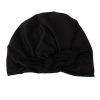 Solid Baby Turban with Bow Basin Children Woolen Hat Children's Clothing - PrettyKid