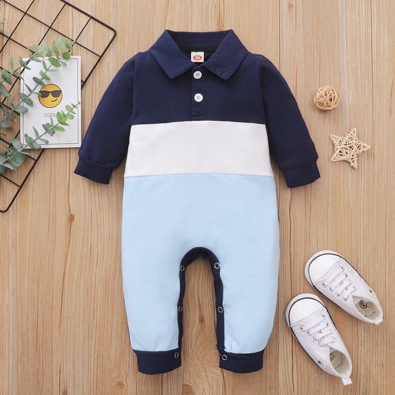Color-block Jumpsuit for Baby Boy - PrettyKid